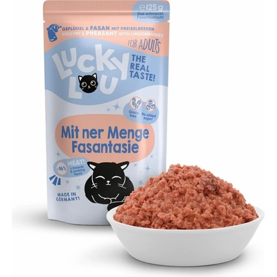 Lucky Lou Lifestage Adult s drůběžím a bažantím masem 125 g