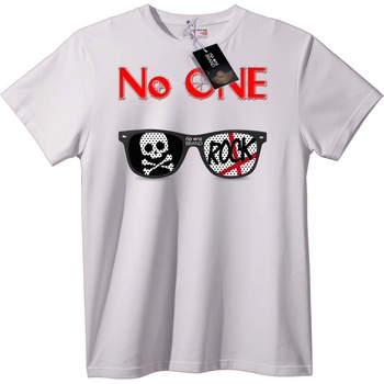 NOONEBRAND Тениска No One Рок skull - M, White
