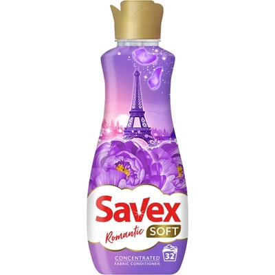 Savex Romantic Soft омекотител, 800мл, 32 пранета