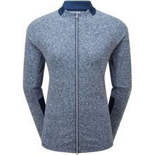 FootJoy Space Dye Thermal Full-Zip Midlayer Fleece Navy Modrá