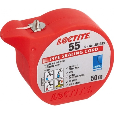 Loctite 55 Těsnící vlákno, (návin 50m), LOCTITE 55-50 – Zboží Mobilmania