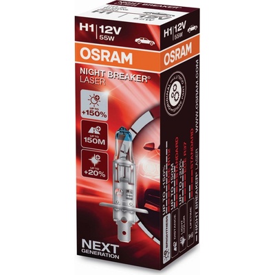 Osram Night Breaker Laser 64150NL H1 P14,5s 12V 55W