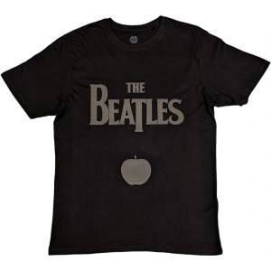 The Beatles Drop T Logo & Apple Black 2XL Риза (BEATTEE481MB05)