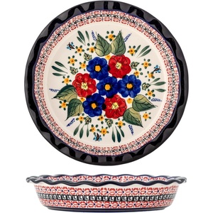 Bloomingville Глинена чиния за сервиране ø 26, 5 cm Florist - Bloomingville (82072588)