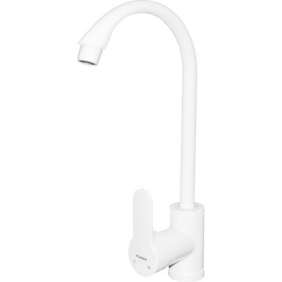 PLAMIX Бял, пластмасов кухненски смесител (14570)