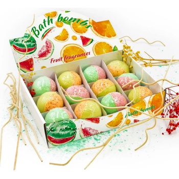 vidaXL Бомби за баня, 24 бр, натурални етерични масла (51650)