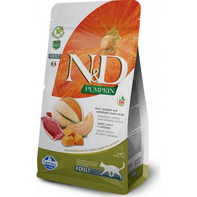 N&D CAT PUMPKIN DUCK & CANTALOUPE MELON 1,5 kg