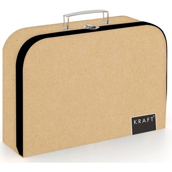 Karton P+P Детски ламиниран куфар - 34 см - Kraft nature