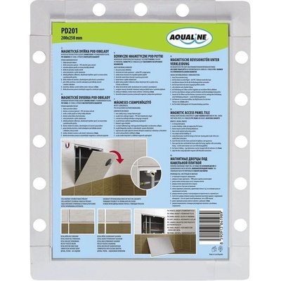 Aqualine Magnetické dvierka pod obklady 250x330 PD203