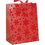EUROCOM Подаръчна торбичка XMAS Medium Deluxe, 18x10x23 cm (32291-А)