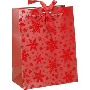 EUROCOM Подаръчна торбичка XMAS Medium Deluxe, 18x10x23 cm (32291-А)