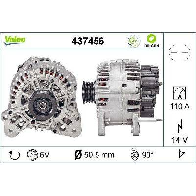 generátor VALEO 437456 437456