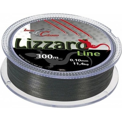 Iron Claw šnúra Lizzard sivá 300m 0,03mm
