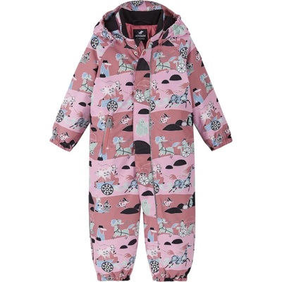 Detský zimný overal s membránou Reima Moomin Puhuri rose blush
