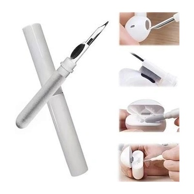 Multifunkční čistící pero pro EarBud, AirPods - barva bílá