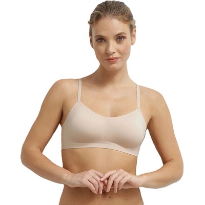 DIM Bralette bez ramien krémová