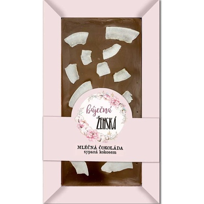 Bohemia Gifts Ručně vyráběná sypaná čokoláda báječná ženská 80 g