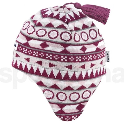 Kama dětská pletená Merino čepice B98 purpurová