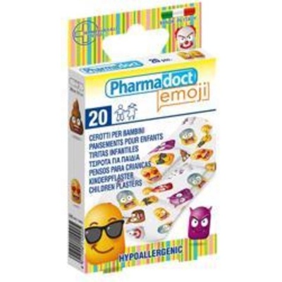 Pharmadoct Emoticon detská náplasť 20 ks