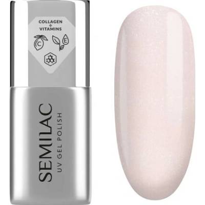 Semilac Collagen Base Milky Shine stavebná báza s kolagénom 7 ml