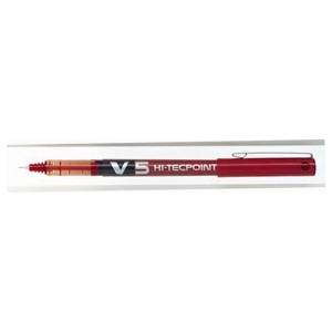 Pilot Пилотен химикал Ball-liner Hi-Tecpoint V5 0, 5 червен (BX-V5-R)