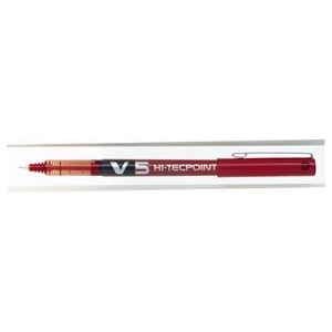 Pilot Пилотен химикал Ball-liner Hi-Tecpoint V5 0, 5 червен (BX-V5-R)