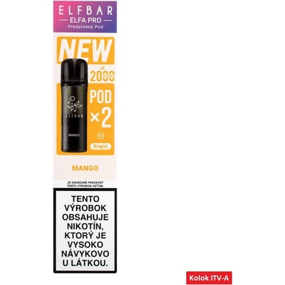 Elfbar ELFA PRO cartridge Mango 2-PACK