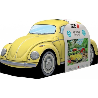 EUROGRAPHICS v plechové krabičce Volkswagen Brouk v kempu 550 dílků