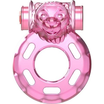 Baile - Vibračný krúžok na penis Bear Pink