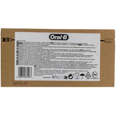 Oral-B Braun Oral-B комплект глави за електрическа четка за зъби Pro CrossAction, 10 броя (8006540861967)