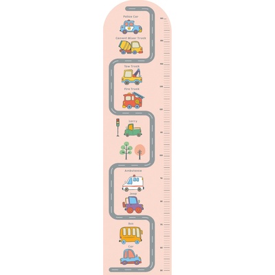 Wiky dětský metr na zeď pěnový auta 120 cm – Sleviste.cz