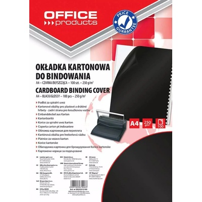 Obálky A4 Chromolux čierne Office Products