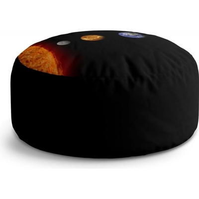 Sablio Taburet Circle Planety a slunce: 40x50 cm