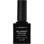 KORRES Топ Лак с гел ефект , Korres Gel Effect Nail Colour Top Coat 11ml