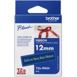 Brother textile tape gold/navy 12mm/4m (TZERN34) - xtreme