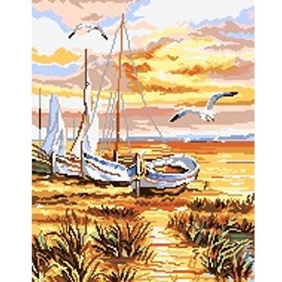 Казанлъшки гоблени Гоблен Залез край морето Anchor (Немски)