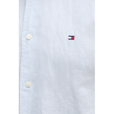 Tommy Hilfiger Риза мъжка с добавен лен (MW0MW42453)