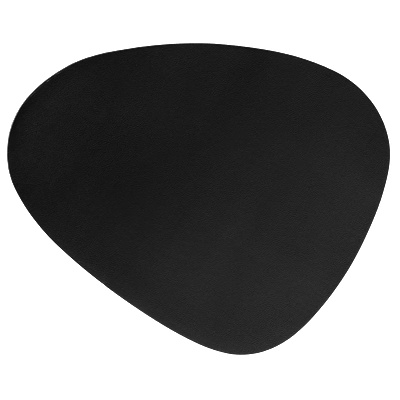 Horecano HELLA-Кожена подложка за хранене асиметрична ЧЕРНА 45x37cm (HC-931130) 16435-1 (243016-1) (01931130)