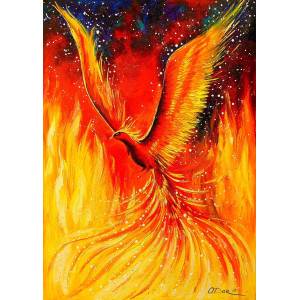 Enjoy - Puzzle Phoenix Bird - 1 000 piese