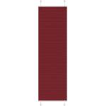 vidaXL Плисирана щора, бордо червена, 55x200 см, ширина на плата 54, 4 см, полиестер (4015253)