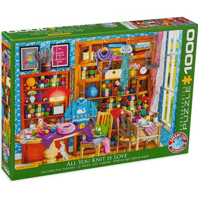 EUROGRAPHICS Пъзел Eurographics от 1000 части - Плетива (60005405)