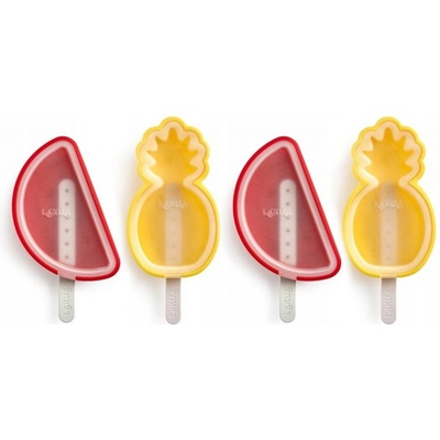 Lékué Tvořítka na nanuky ve tvaru ananasů a melounů Lékué Ananas 2ks & Watermelon 2ks