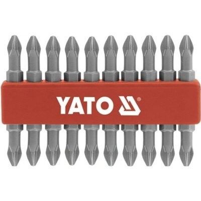 Bit YATO krížový 1/4" PH2 x 65 mm 10 ks obojstranné