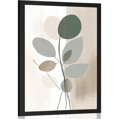Plakát abstraktní botanické tvary No1 - 60x90 no frame