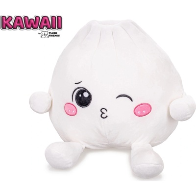 Plush Friends kawaii žmurkajúci plyšový knedlíček Bao 25 cm - 1 kus