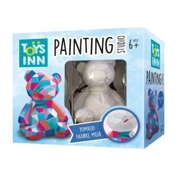 STNUX Painting studio plaster figurine Teddy bear StnUX