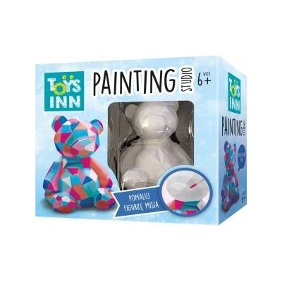 STNUX Painting studio plaster figurine Teddy bear StnUX