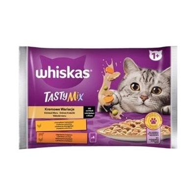 Whiskas creamy soups hovězí 4 x 85 g