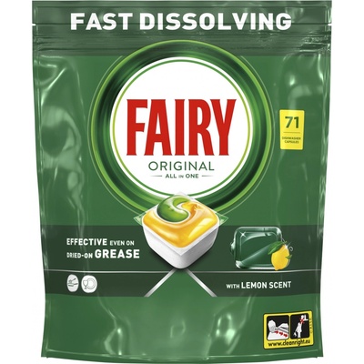 Fairy Original All in1 Lemon Kapsle do myčky 71 ks