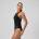 Speedo Бански костюм Speedo Women's Racer Zipped One Piece Swimsuit - Anthracite